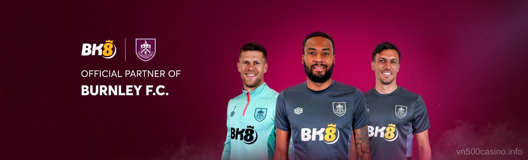 Đối tác chính thức BK8 của Burnley FC
